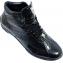 Giorgio Brutini Black Alligator / Lizard Print Casual Sneakers Boots With Silver Alligator Head on Laces And Tongue 200031